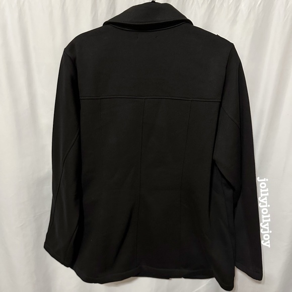 Torrid Fleece Peacoat Jacket Black 2X - Picture 4 of 12
